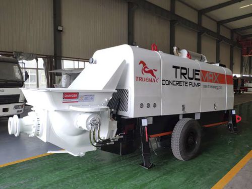 Bomba de concreto montada em carreta - SP90.23.239D - Hangzhou Truemax Machinery & Equipment Cp.,Ltd - para obras / elétrica