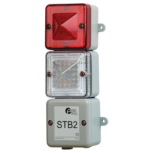 Coluna luminosa de xénon - STB2/STB3/STB4 - E2S Warning Signals - contínua / de 3 cores / IP66