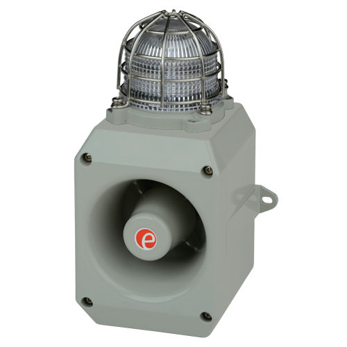 Sinalizador sonoro para alarme com luz LED - DL105H - E2S Warning Signals - com luz de sinalização / IP66
