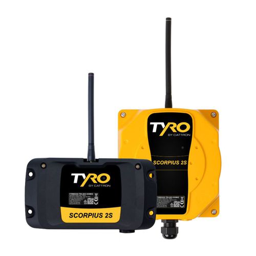 Receptor para controle remoto via rádio - Tyro™ Scorpius 2S - Cattron - rádio / industrial / RS232