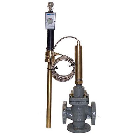 Válvula elétrica - TR 7300 series - RTK Regeltechnik Kornwestheim - de controle de temperatura / para gás / flangeada
