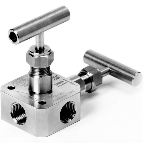 Distribuidor manifold de 2 vias - MB-1.2 series  - TECVAL, S.L. - em aço inoxidável / de bloqueio