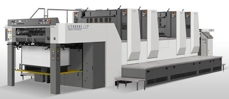 Máquina de impressão por rotogravura - LITHRONE A37P - Komori - de 4 cores / de 2 cores / com dupla face