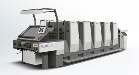 Máquina de impressão por rotogravura - ENTHRONE 26/29 - Komori - de 5 cores / de 4 cores / de 2 cores