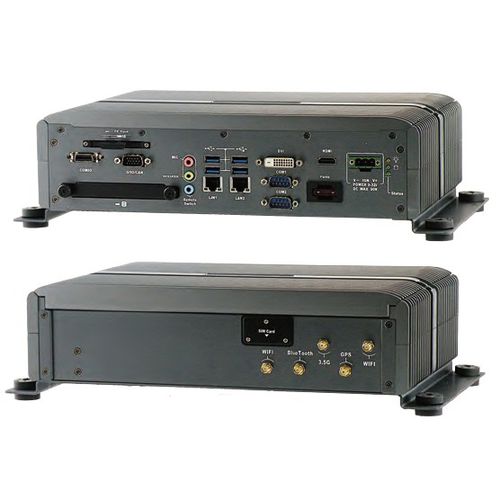 Computador embutido - AIV-HM76V0FL - Acrosser Technology - Intel® Core de 3ª geração / Barramento CAN / Wi-Fi