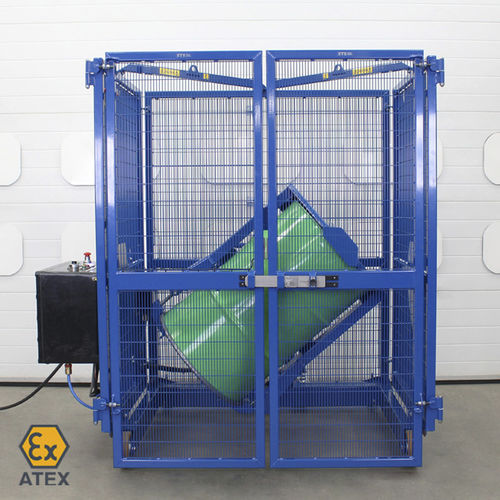 Misturador de tambor rotativo - DME01-Ex - STS - Bespoke Handling Equipment - móvel / vertical / contínuo