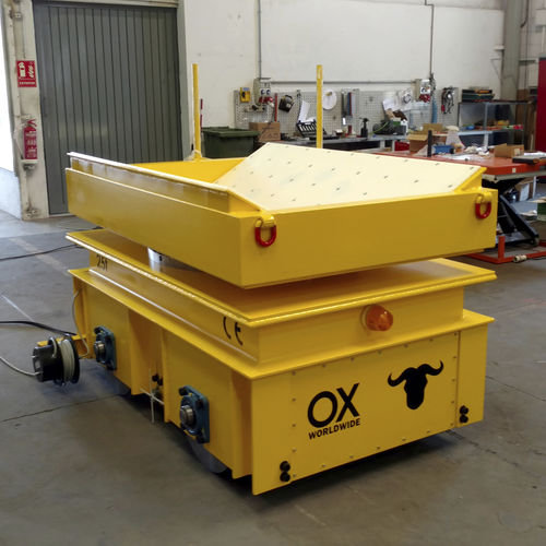 Transportadora para bobinas - CC Series - Ox Worldwide - com rodas / para siderurgia / especial