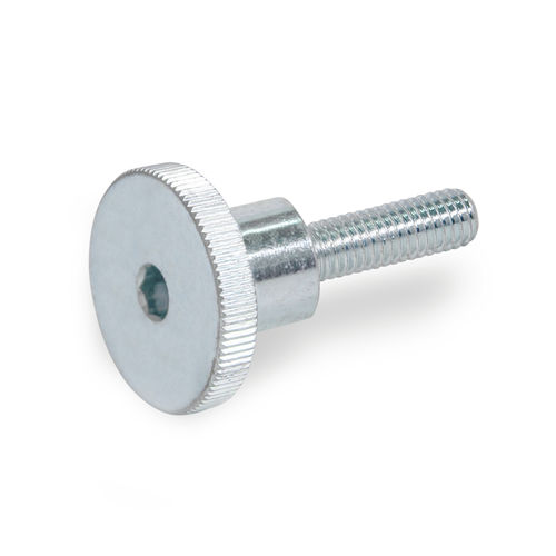 Parafuso serrilhado em aço - GN 464.1 - Otto Ganter GmbH & Co. KG - com ressalto