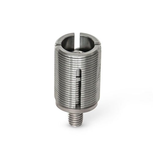 Pé de nivelamento - GN 355.2 - Otto Ganter GmbH & Co. KG - de máquina / em aço inoxidável / com rosca