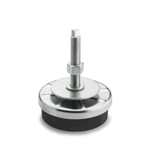 Pé de máquina - GN 248 - Otto Ganter GmbH & Co. KG - de borracha / em aço zincado / antivibração