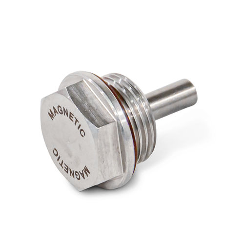 Tampão magnético -  GN 738.5 - Otto Ganter GmbH & Co. KG - hexagonal / com rosca / em aço inoxidável