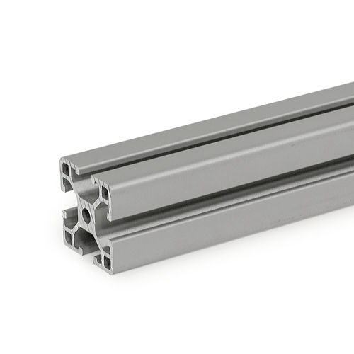 Perfil em alumínio anodizado - GN 10i - Otto Ganter GmbH & Co. KG - retangular / de proteção / para cargas pesadas