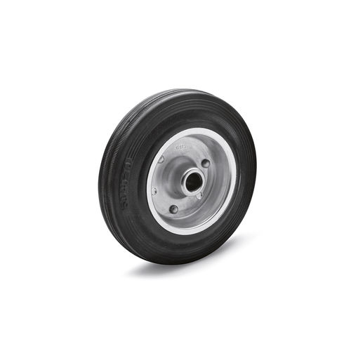 Roda com banda de rodagem - GN 22874 - Otto Ganter GmbH & Co. KG - em chapa de aço / lisa / em borracha