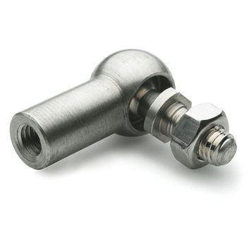 Rótula angular - DIN 71802 - Otto Ganter GmbH & Co. KG - em aço inoxidável / lisa / com rosca
