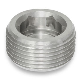 Tampão de fechamento - GN 252.5 - Otto Ganter GmbH & Co. KG - redondo / com rosca / em aço inoxidável