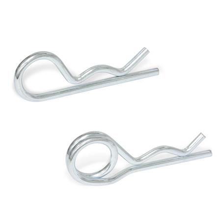 Pino elástico beta - GN 1024 - Otto Ganter GmbH & Co. KG - em aço inoxidável / em aço