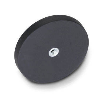 Ímã em NdFeB - GN 51.5 - Otto Ganter GmbH & Co. KG - de retenção / disco / com encaixe roscado