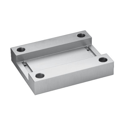 Placa de aço usinada perfurada - KR20/b1xl1xs1xb4xt1/Mat - HASCO