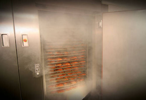 Estufa de defumação e cozimento para pescado - PFR - maurer-atmos - para a indústria alimentícia / ventilação de velocidade variável