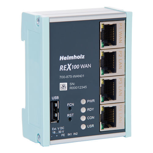 Roteador de acesso à distância - REX 100 - Helmholz GmbH & Co. KG - de comunicação / de dados / Ethernet