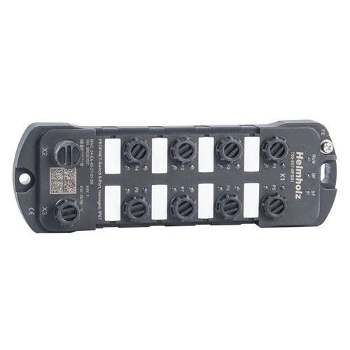 Switch de rede gerenciável - FLEXtra  - Helmholz GmbH & Co. KG - 8 portas / ProfiNet / vertical