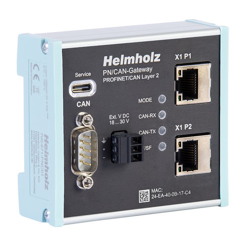 Gateway de comunicação - 700-671-PNC01 - Helmholz GmbH & Co. KG - multimédia / USB / barramento CAN
