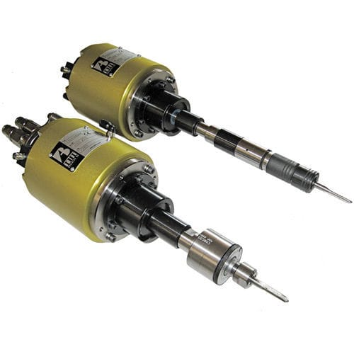 Fuso de corte - Flextapper Serie 100  - AMTRU - para rosqueamento interno / com motor pneumático / para robô