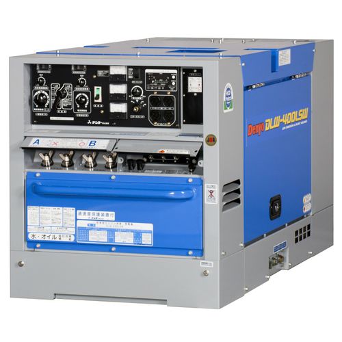 Máquina de solda MMA - DLW-400LSW - Denyo - com eletrodo / trifásica / com grupo gerador de energia