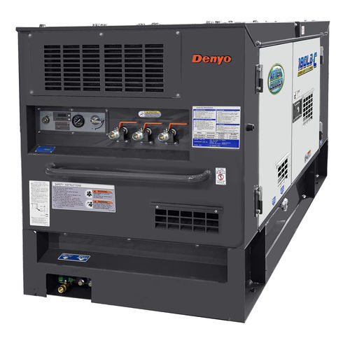 Compressor de parafuso - DAS-180LBE - Denyo - de ar / a diesel / móvel