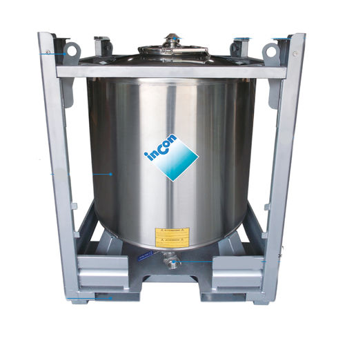 Contêiner IBC em aço inoxidável - PRC series - INCON - para alimentos / de produto químico / para produtos farmacêuticos