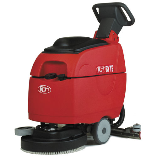Lavadora automática de piso para operador a pé - byte I - RCM S.p.A. - a bateria / elétrica com alimentação por cabo / compacta