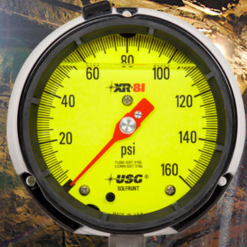 Manômetro absoluto - Ametek Calibration - de pressão relativa / analógico / com rosca