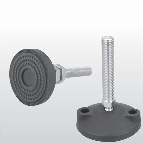 Pé de nivelamento - Arihant Panel Fittings Private Limited - de máquina / em poliamida / em aço inoxidável