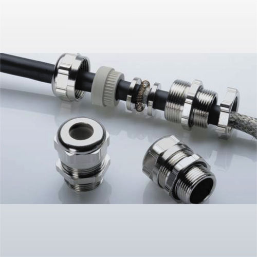 Prensa-cabo de blindagem CEM - 50.-EMV series - Arihant Panel Fittings Private Limited - em latão niquelado / IP40 / métrico