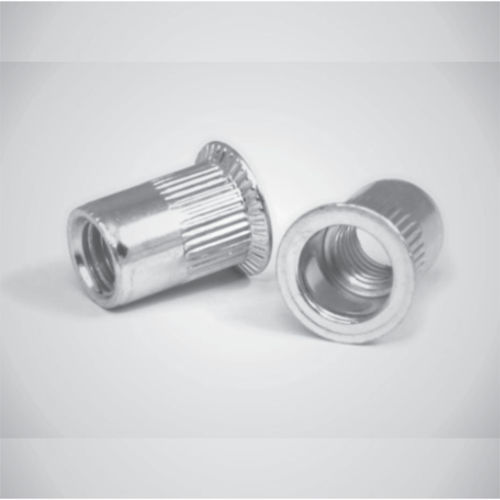 Porca de cabeça chata - LM Series - Arihant Panel Fittings Private Limited - serrilhada / rebite cego / em aço inoxidável