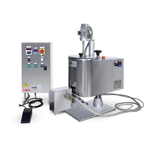 Derretedor de cera - F series - Tecnicoll Srl - em aço inoxidável / para produtos cosméticos / para indústria de cosméticos