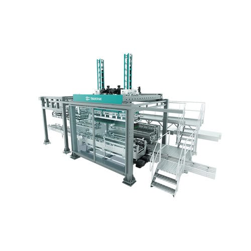 Encaixotadora/desencaixotadora com abertura superior - Transpak - automática / semiautomática / para garrafas
