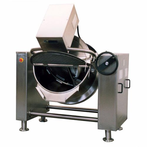 Caldeirão industrial a vapor - AURIOL - por pressão / para a indústria alimentícia / reclinável