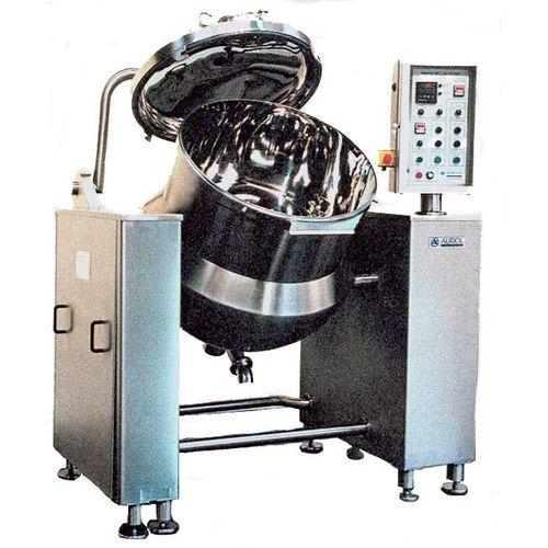 Caldeirão industrial a vapor - AURIOL - por pressão / para a indústria alimentícia / reclinável