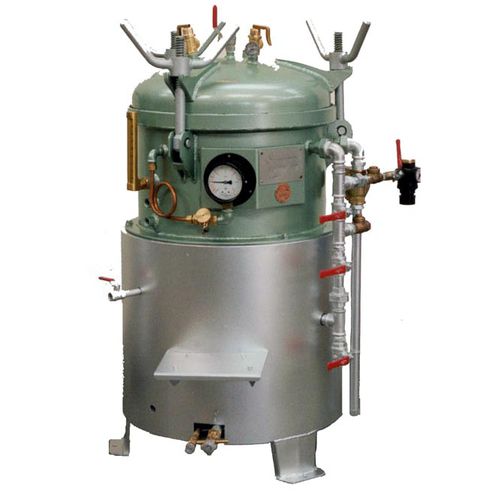 Autoclave de laboratório - AURIOL - vertical / com abertura superior / para a indústria alimentícia