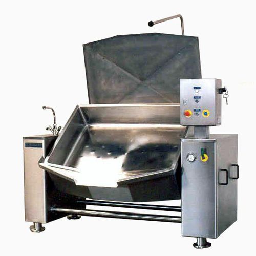 Cozedor industrial a vapor - AURIOL - reclinável / em aço inoxidável