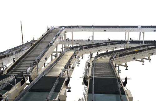 Sistema transportador industrial - DUETTI PACKAGING SRL - de paletes / para encomendas / transportador
