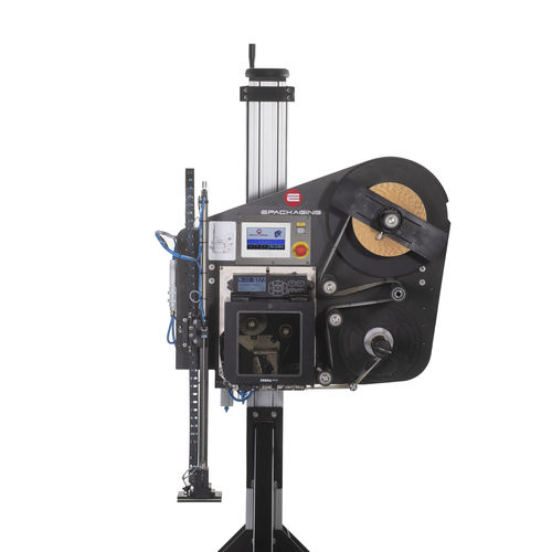 Impressora-aplicadora de etiquetas auto-adesivas - URANO N - E-Packaging Srl - para aplicação na parte superior / para aplicação na parte inferior / para aplicação lateral