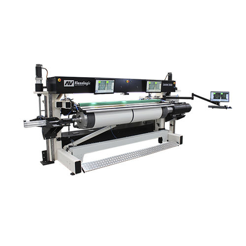 Máquina de montagem semiautomática - SAMM 2500+ - AV FLEXOLOGIC - de clichês flexográficos / para a indústria da pré-impressão