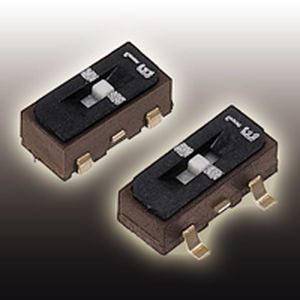 Interruptor deslizante - CJS series - Nidec Copal Electronics - unipolar / SPDT / não propagação da chama