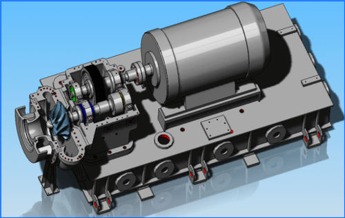 Compressor de gás - Shaanxi Blower (Group) Co., Ltd. - sem motor / estacionário / para o setor alimentar