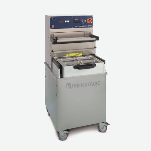 Seladora de bandejas linear - TPS XL - Henkovac - automática / para a indústria alimentícia / a vácuo