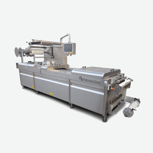 Termoformadora de filme plástico - TH series - Henkovac - para embalagem de produtos alimentares / automática / industrial