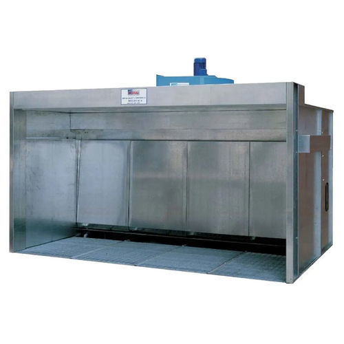 Cabine de pintura aberta - Zincvelo ZSP series - CORAL - para peças de reposição / com cortina de água / modular