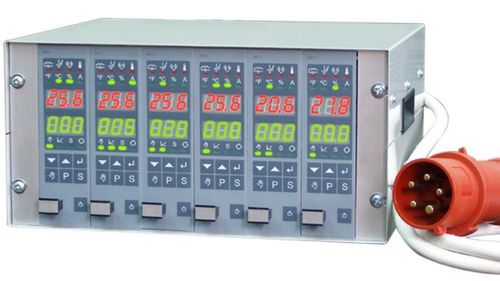 Controlador de temperatura com display LCD - SR11 - LUMEL - para moldagem por injeção
